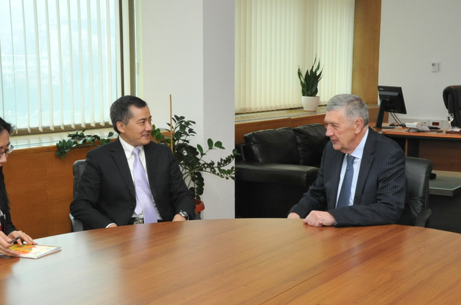 Zamjenik predsjedateljice Zastupničkog doma Nebojša Radmanović primio u nastupni posjet veleposlanika Narodne Republike Kine